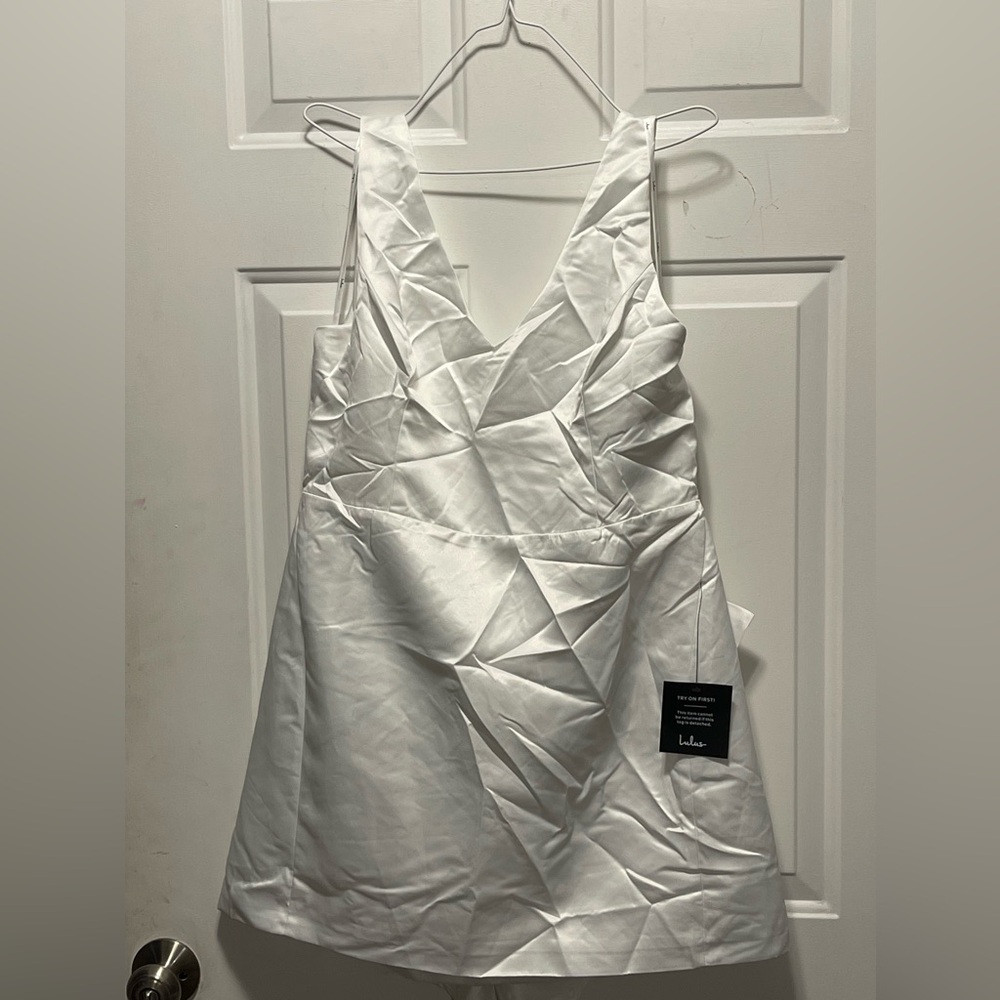 NWT Lulus Women's White Dress size XL